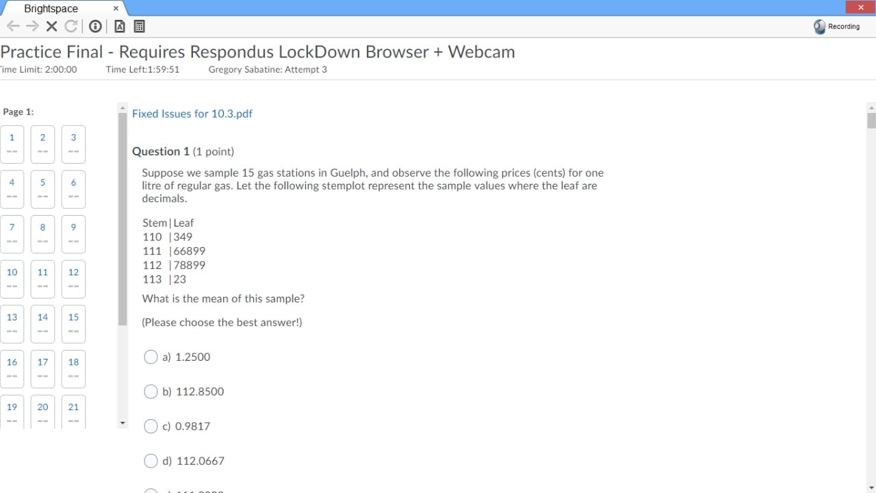 LockDown Browser Screnshot 2